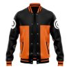 Shipuuden Naruto Varsity Jacket FRONT Mockup - Anime Jacket Shop