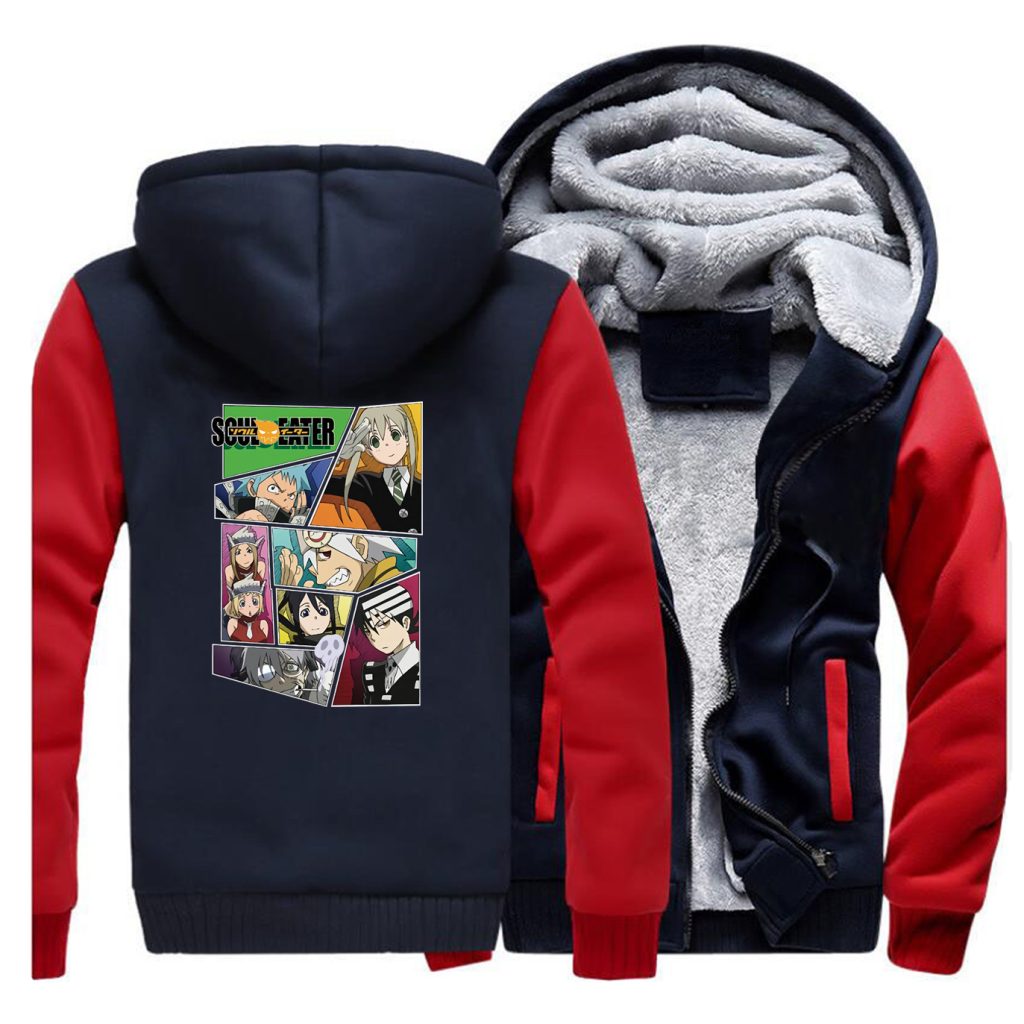 Soul Eater Black Star Print Japan Anime Men Sweatshirt 2019 Autumn Winter Warm Fleece High Quality 4 - Anime Jacket Shop