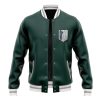 Survey Corps AOT Varsity Jacke FRONT Mockup - Anime Jacket Shop