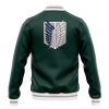 Survey Corps AOT Varsity Jacket BACK Mockup - Anime Jacket Shop