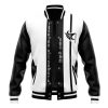 Toshiro Hitsugaya Bleach Varsity Jacket FRONT Mockup - Anime Jacket Shop