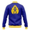 Vegeta V1 Pattern DBZ Varsity Jacket BACK Mockup - Anime Jacket Shop