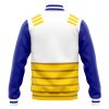 Vegeta V2 Pattern DBZ Varsity Jacket BACK Mockup - Anime Jacket Shop