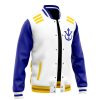 Vegeta V2 Pattern DBZ Varsity Jacket F LEFT Mockup - Anime Jacket Shop