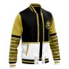 White Ranger MMPR Varsity Jacket F LEFT Mockup - Anime Jacket Shop