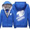 Winter Jackets and Coat Fairy Tail hoodie Anime Luminous reflect light Thick Zipper Men Sweatshirts - Anime Jacket Shop