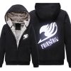 Winter Jackets and Coat Fairy Tail hoodie Anime Luminous reflect light Thick Zipper Men Sweatshirts 3 - Anime Jacket Shop