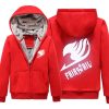 Winter Jackets and Coat Fairy Tail hoodie Anime Luminous reflect light Thick Zipper Men Sweatshirts 4 - Anime Jacket Shop