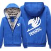 Winter Jackets and Coat Fairy Tail hoodie Anime Luminous reflect light Thick Zipper Men Sweatshirts 8 - Anime Jacket Shop