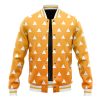 Zenitsu Agatsuma Pattern DS Varsity Jacke FRONT Mockup 1 - Anime Jacket Shop