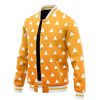 Zenitsu Agatsuma Pattern DS Varsity Jacket F RIGHT Mockup 1 - Anime Jacket Shop