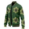 Zoro Wano Pattern OP Varsity Jacket F RIGHT Mockup - Anime Jacket Shop