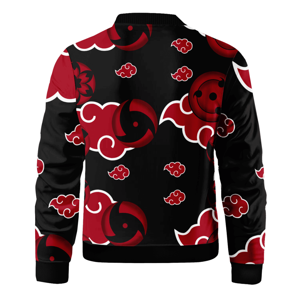 akatsuki sharingan bomber jacket 501455 - Anime Jacket Shop