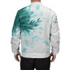 aoba johsai green leaf bomber jacket 105907 - Anime Jacket Shop