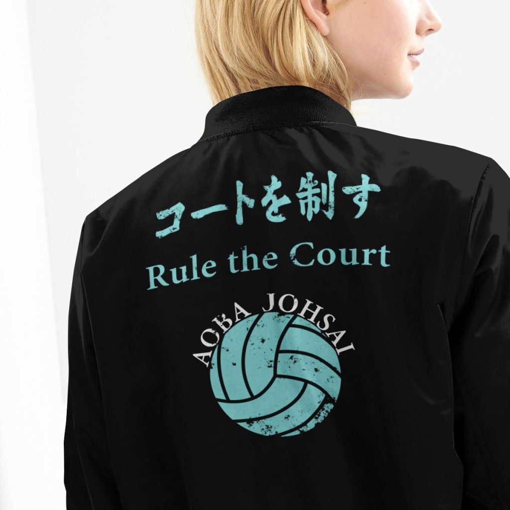 aoba johsai rally bomber jacket 869664 - Anime Jacket Shop