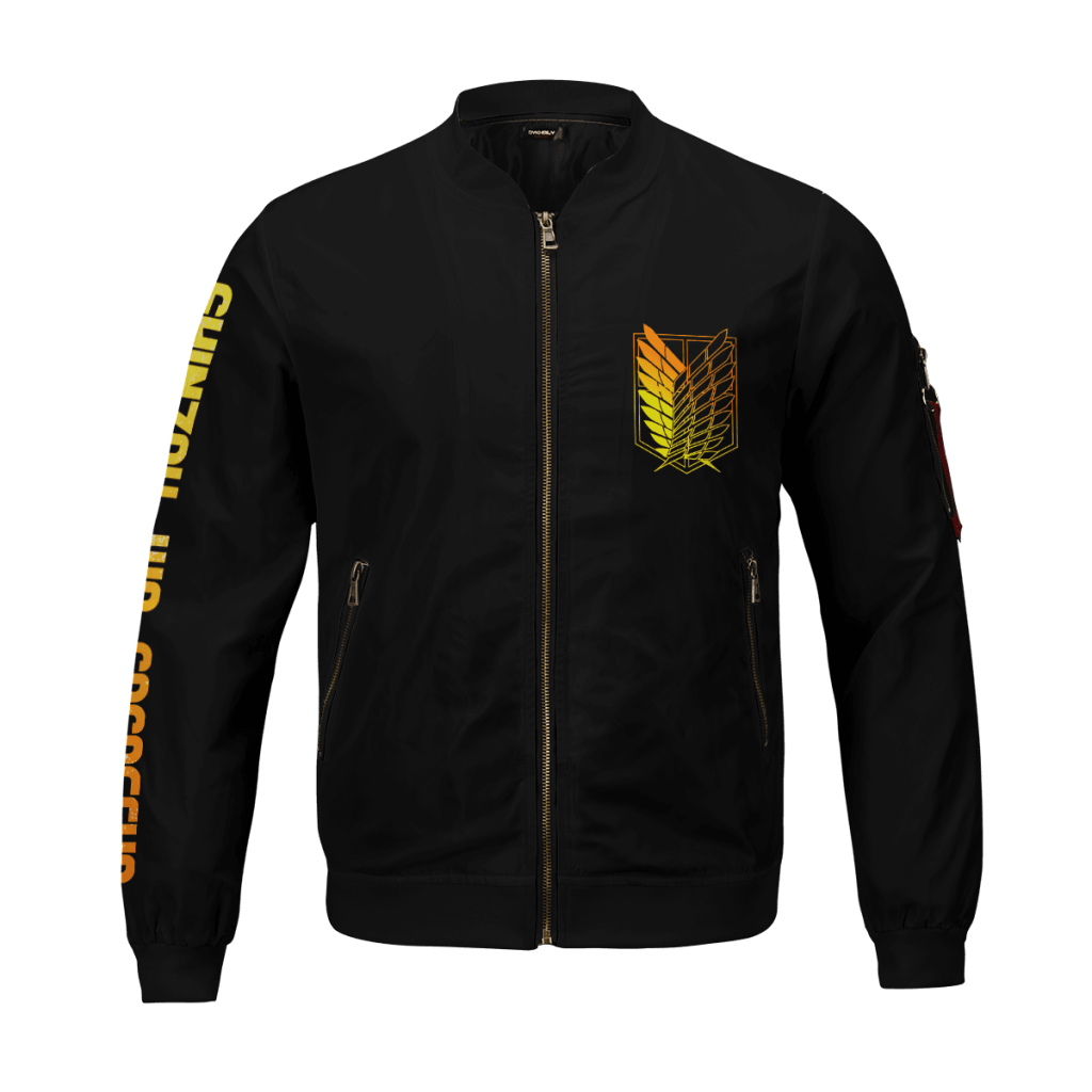 aot power four bomber jacket 151320 - Anime Jacket Shop