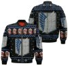 attack on titan shirt scout ugly christmas anime manga 3d bomberyayzx - Anime Jacket Shop