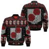 attack on titan ugly christmas garrison anime manga 3d bomberlq9fz - Anime Jacket Shop