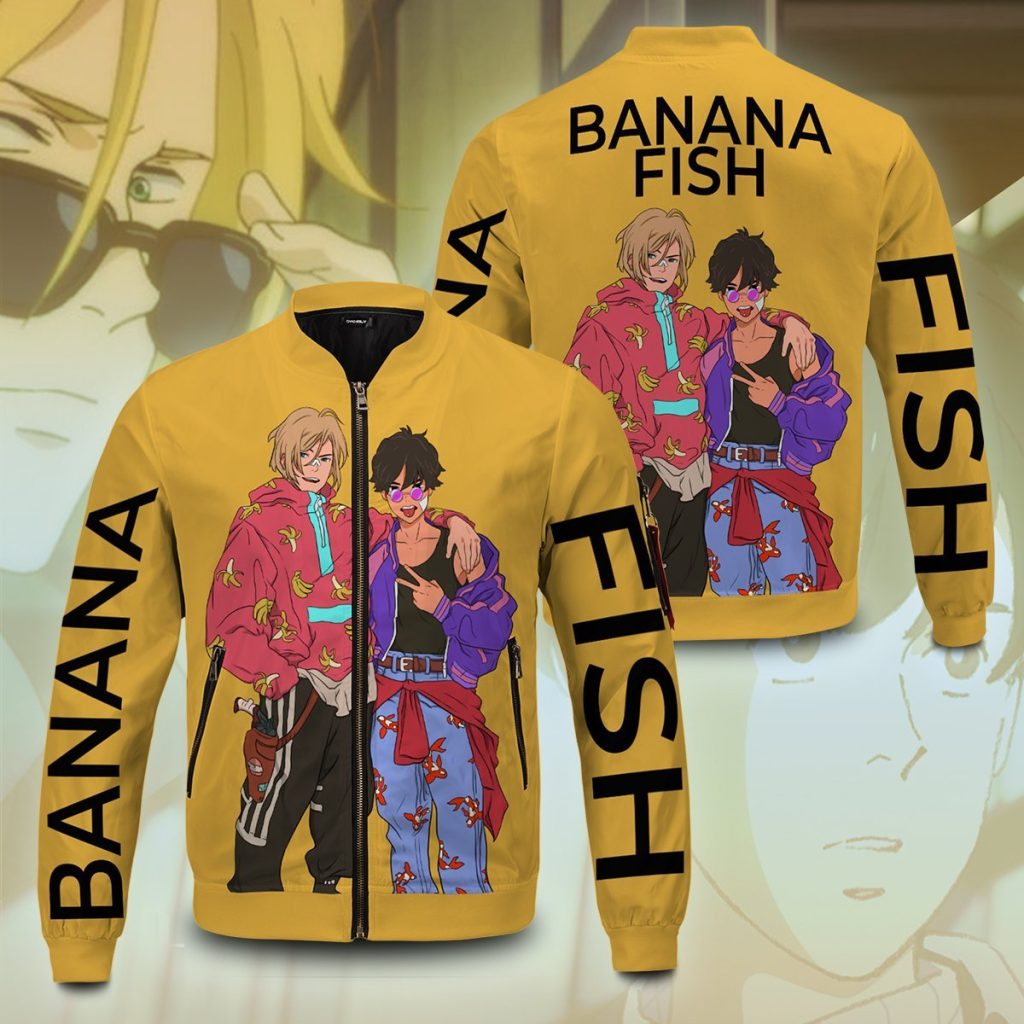 banana fish bomber jacket 226912 - Anime Jacket Shop