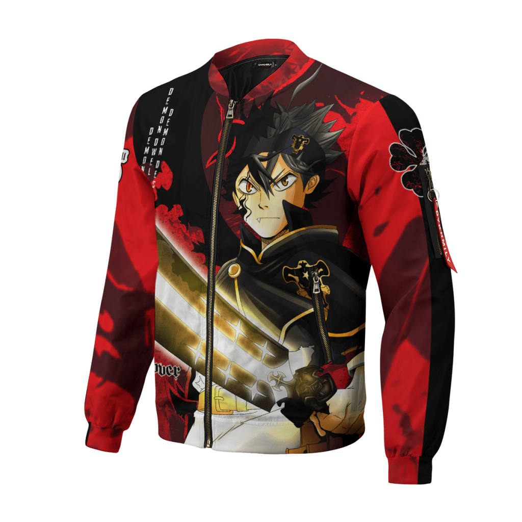 black asta bomber jacket 956050 - Anime Jacket Shop