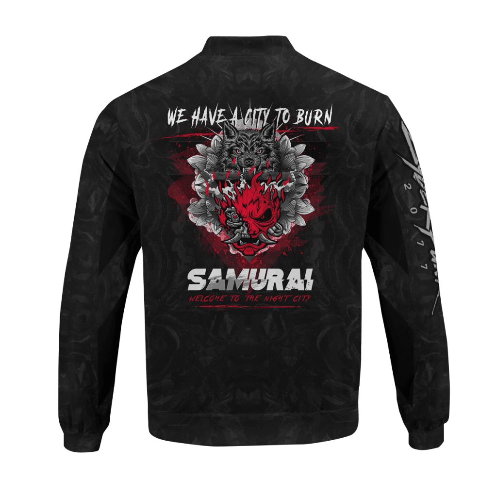 cyber samurai bomber jacket 600435 - Anime Jacket Shop