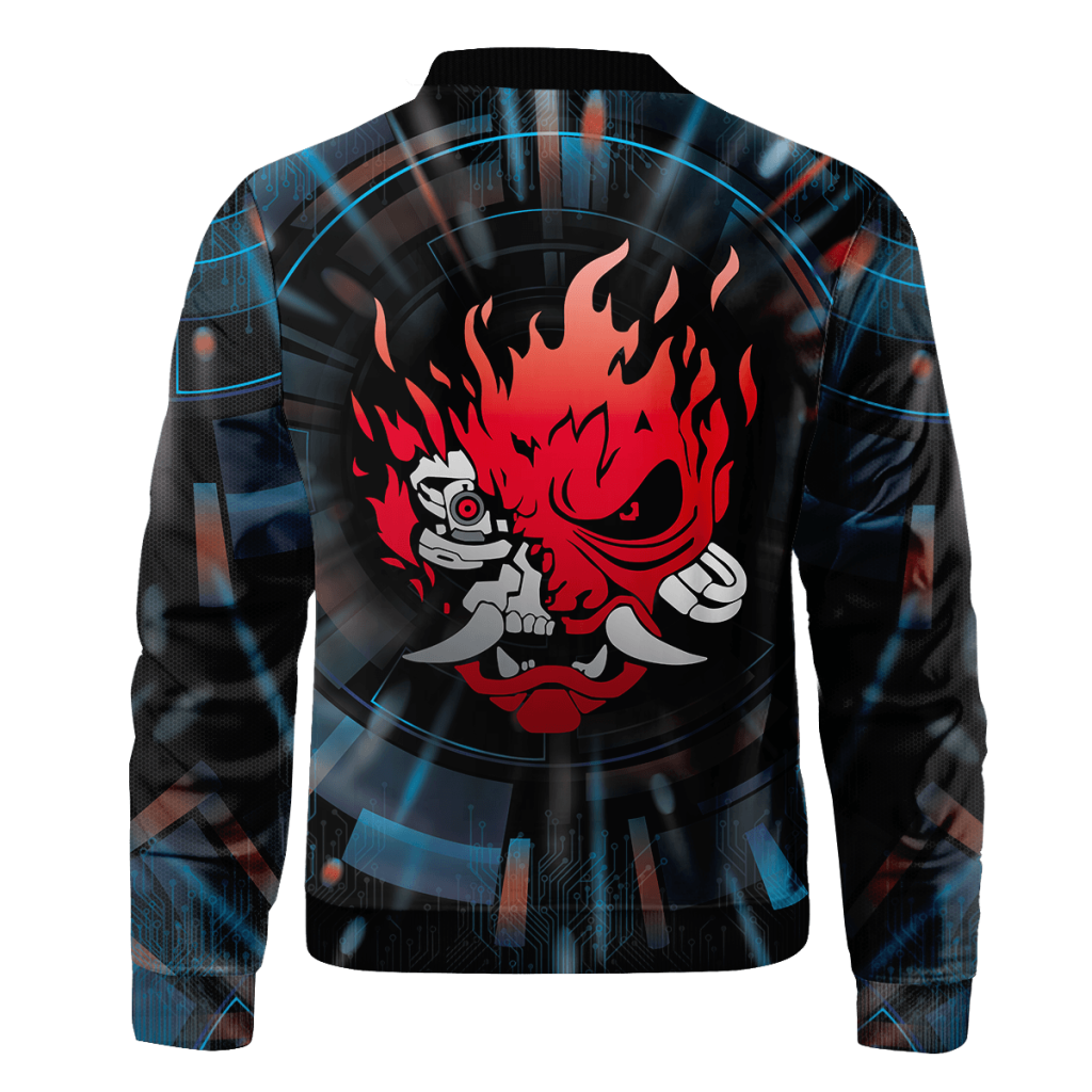 Anime Cyberpunk Samurai Bomber Jacket | Anime Jacket Shop