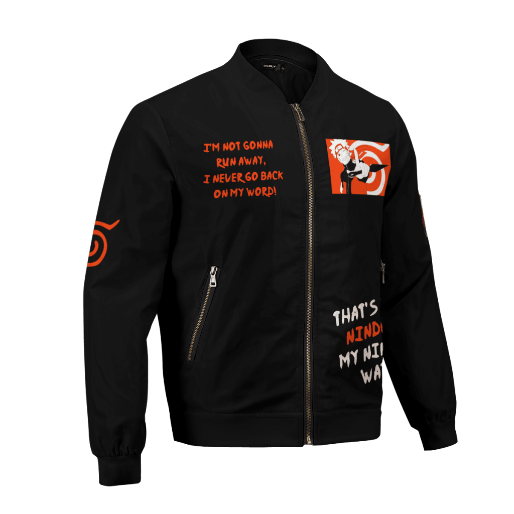 dark naruto bomber jacket 118345 - Anime Jacket Shop