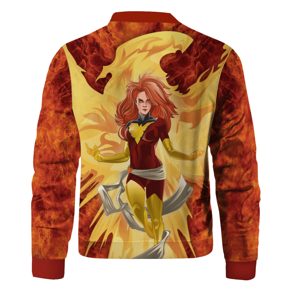 dark phoenix jean bomber jacket 928775 - Anime Jacket Shop