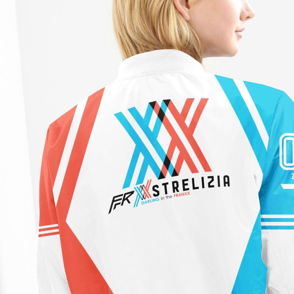 darling in the franxx strelizia bomber jacket 104845 - Anime Jacket Shop