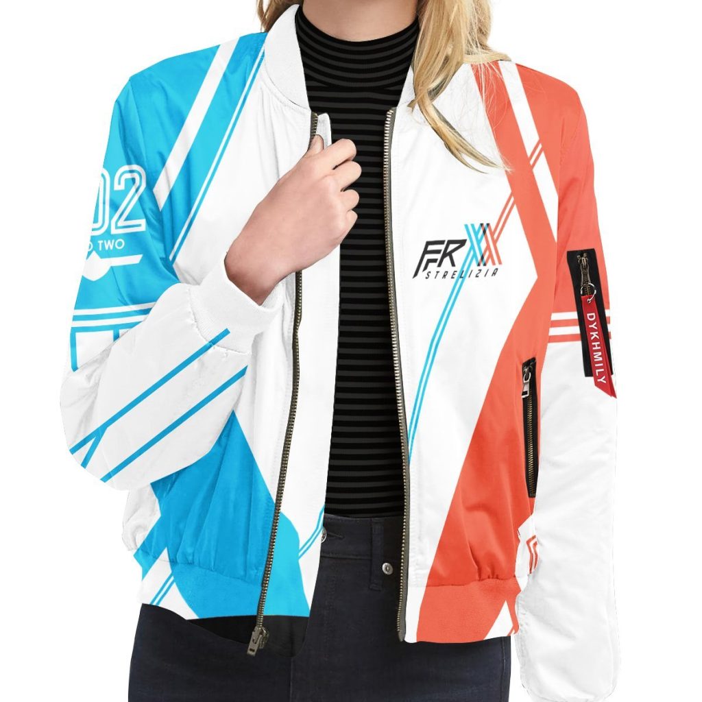 darling in the franxx strelizia bomber jacket 313226 - Anime Jacket Shop