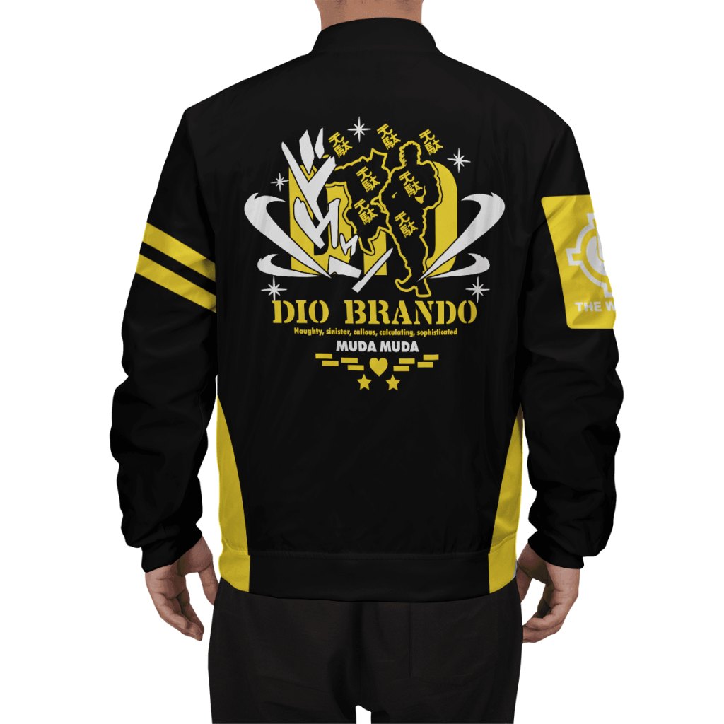 dio brando bomber jacket 228186 - Anime Jacket Shop