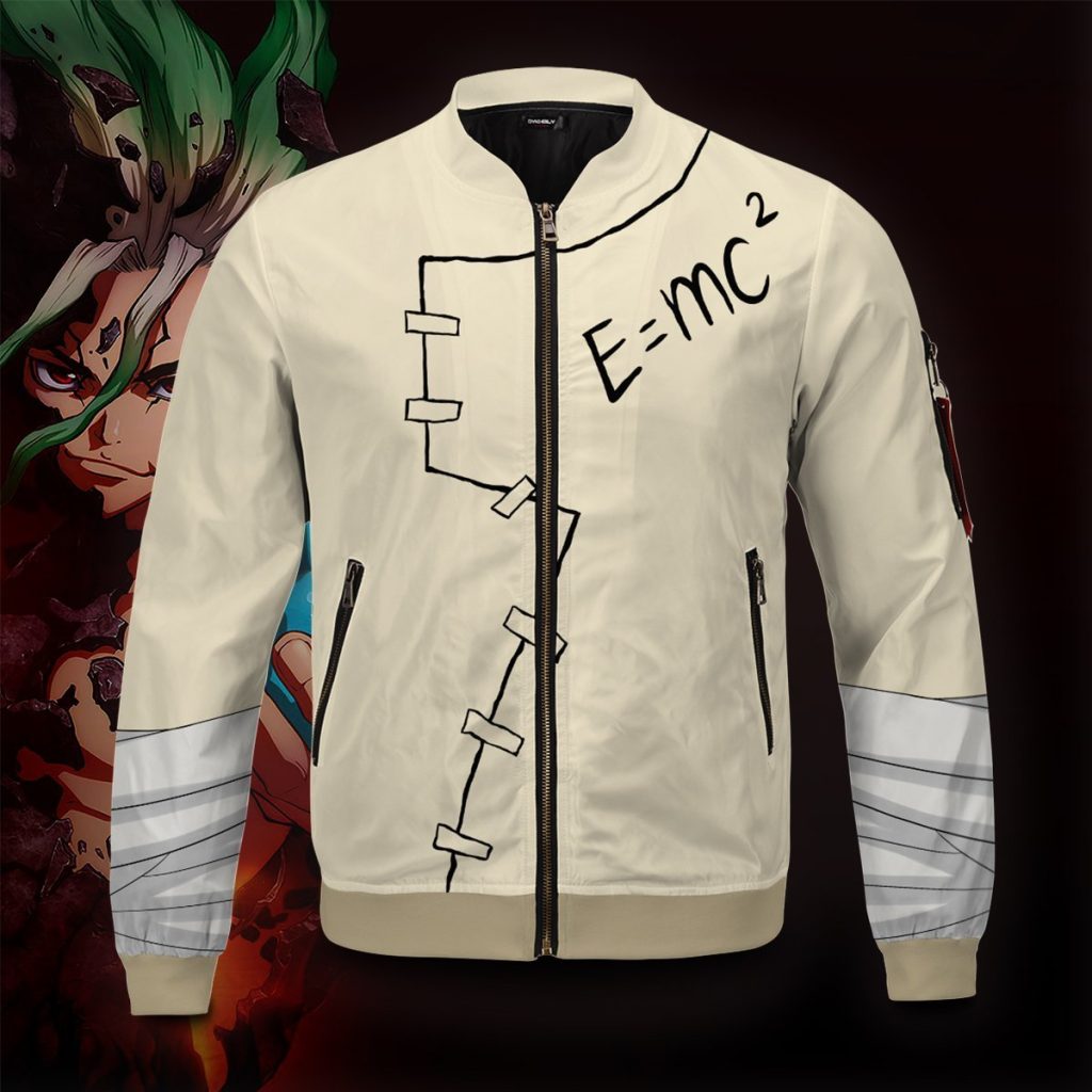 dr stone bomber jacket 993245 - Anime Jacket Shop