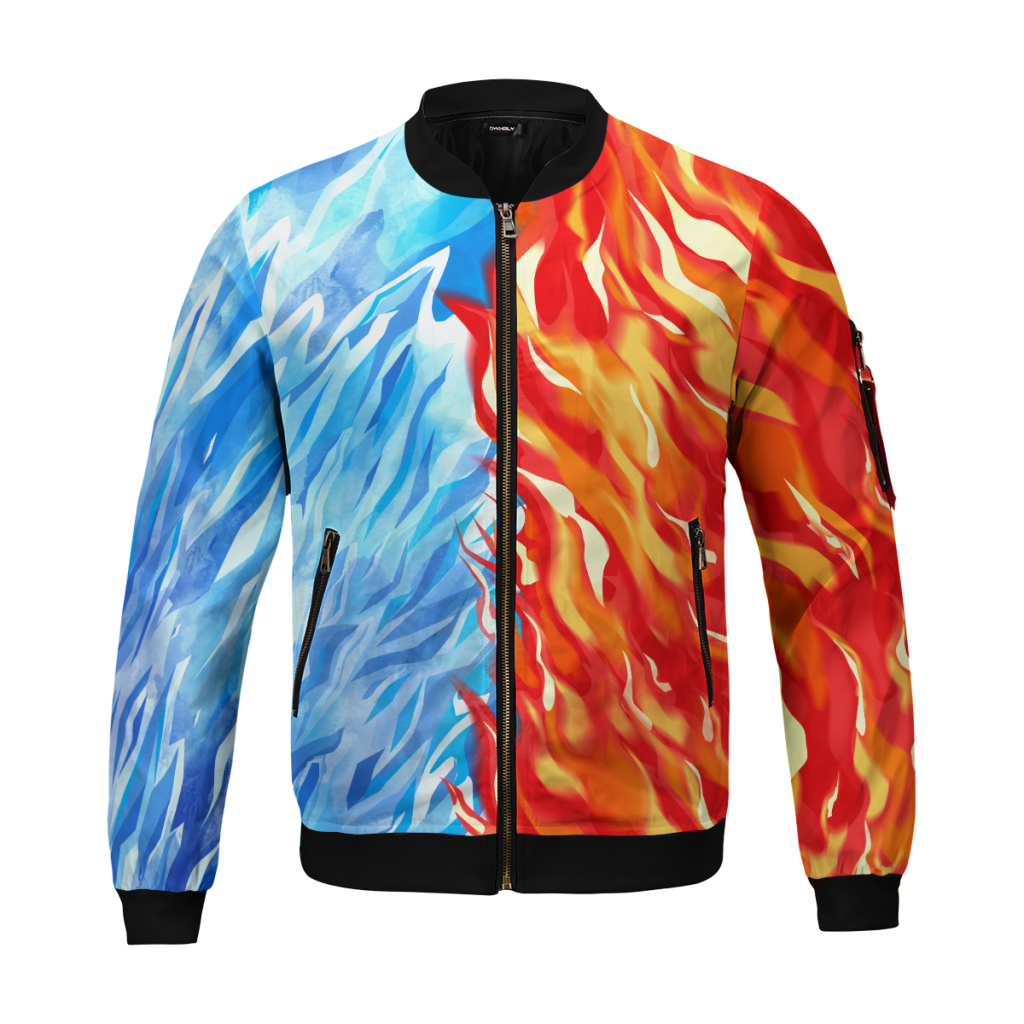 fire and ice todoroki shoto bomber jacket 304736 - Anime Jacket Shop