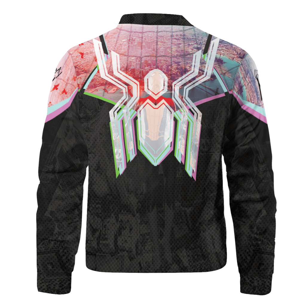 friendly neighborhood hero signed bomber jacket 431591 - Anime Jacket Shop