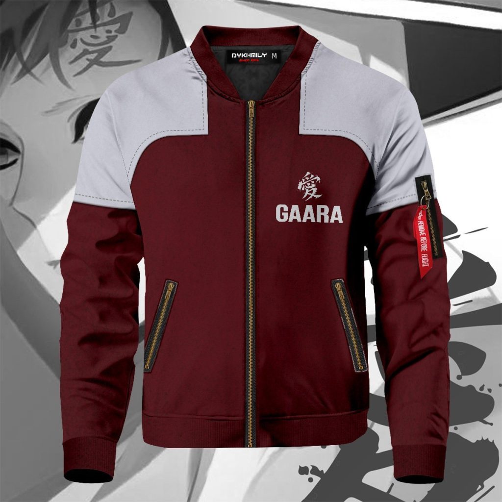 gaara bomber jacket 406357 - Anime Jacket Shop