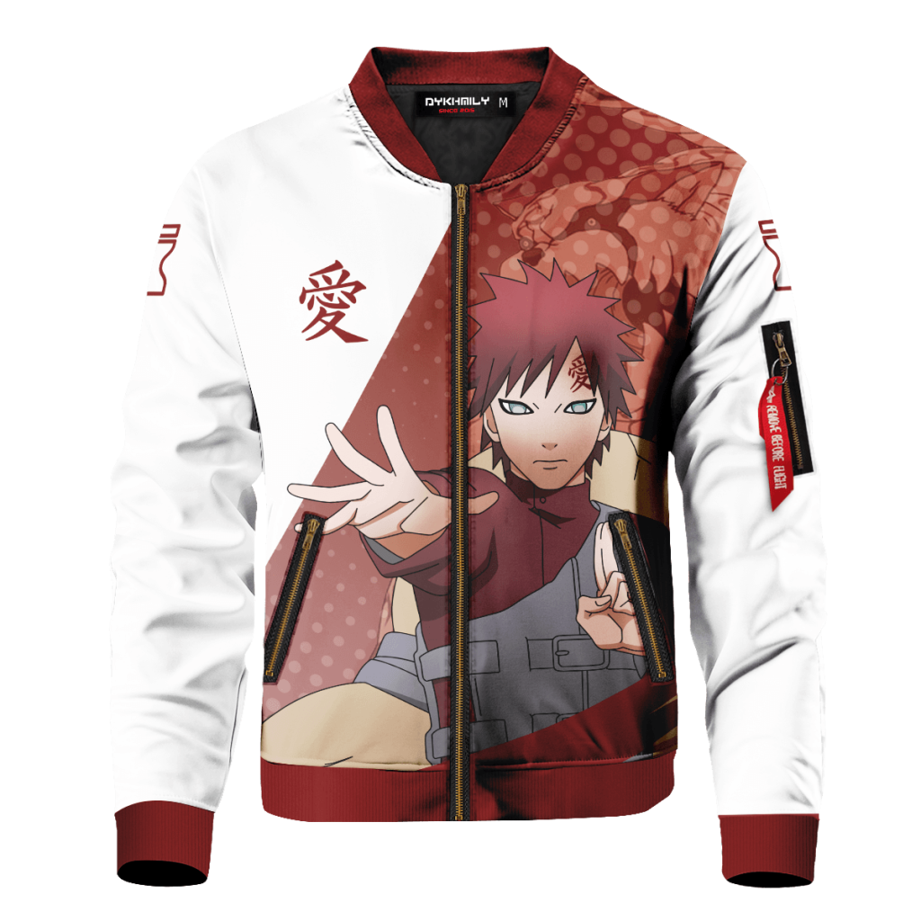 gaara of the sand bomber jacket 202861 - Anime Jacket Shop