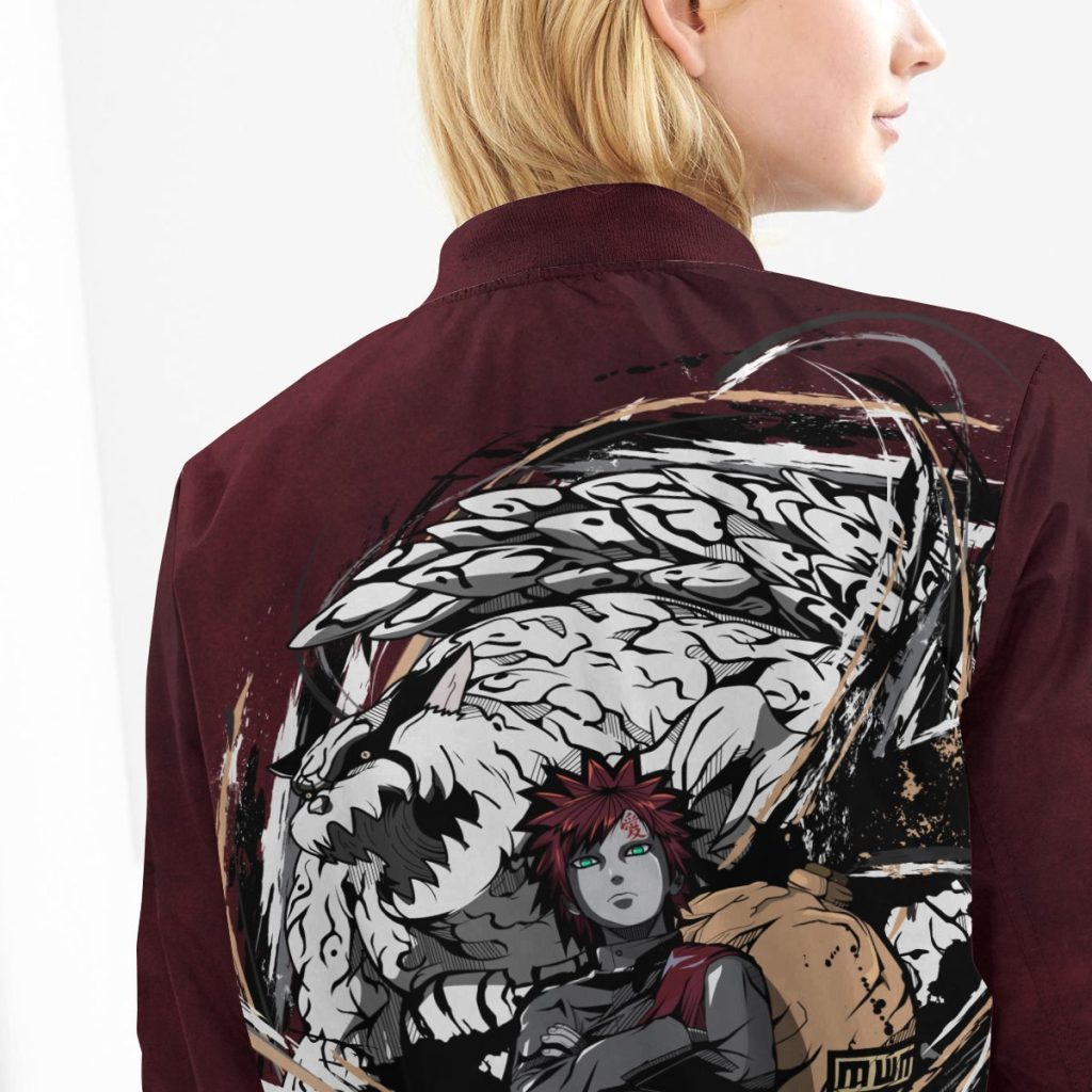 gaara shukaku bomber jacket 303507 - Anime Jacket Shop