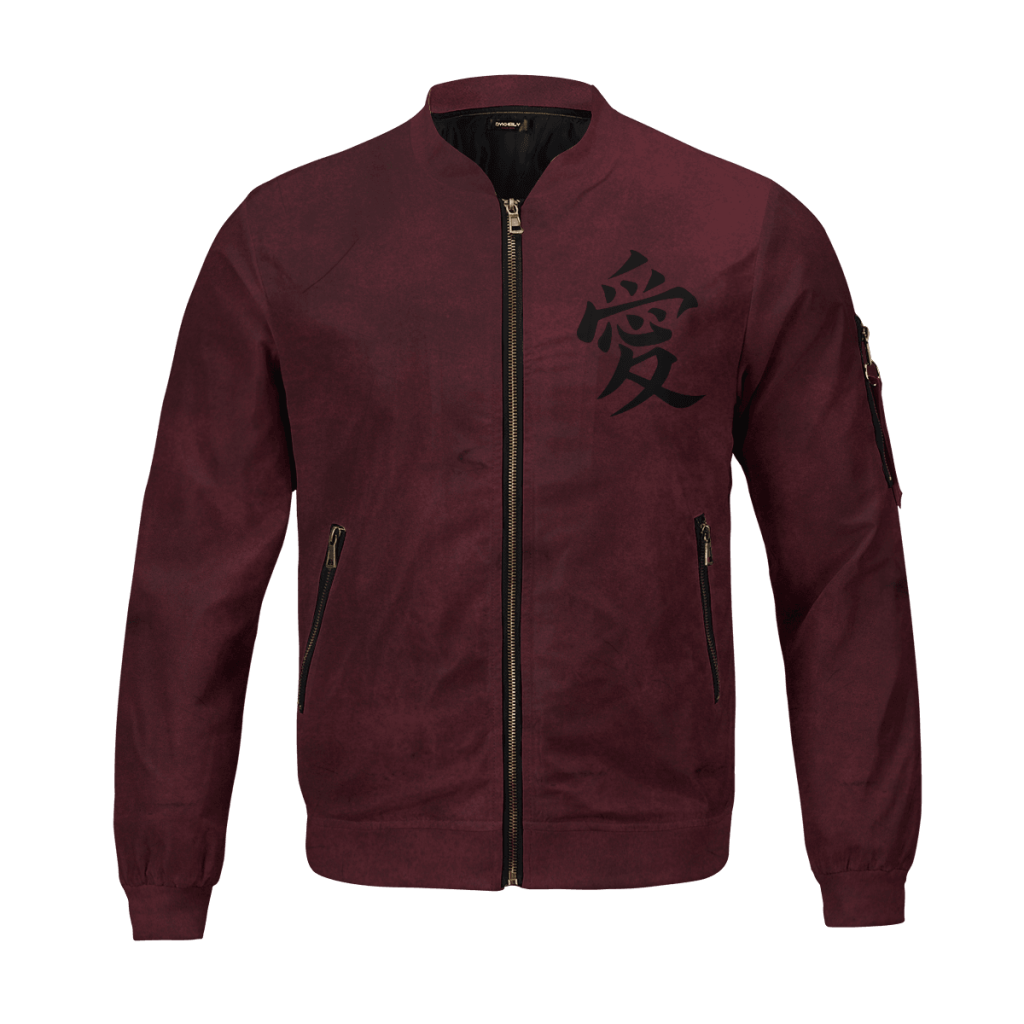 gaara shukaku bomber jacket 318077 - Anime Jacket Shop