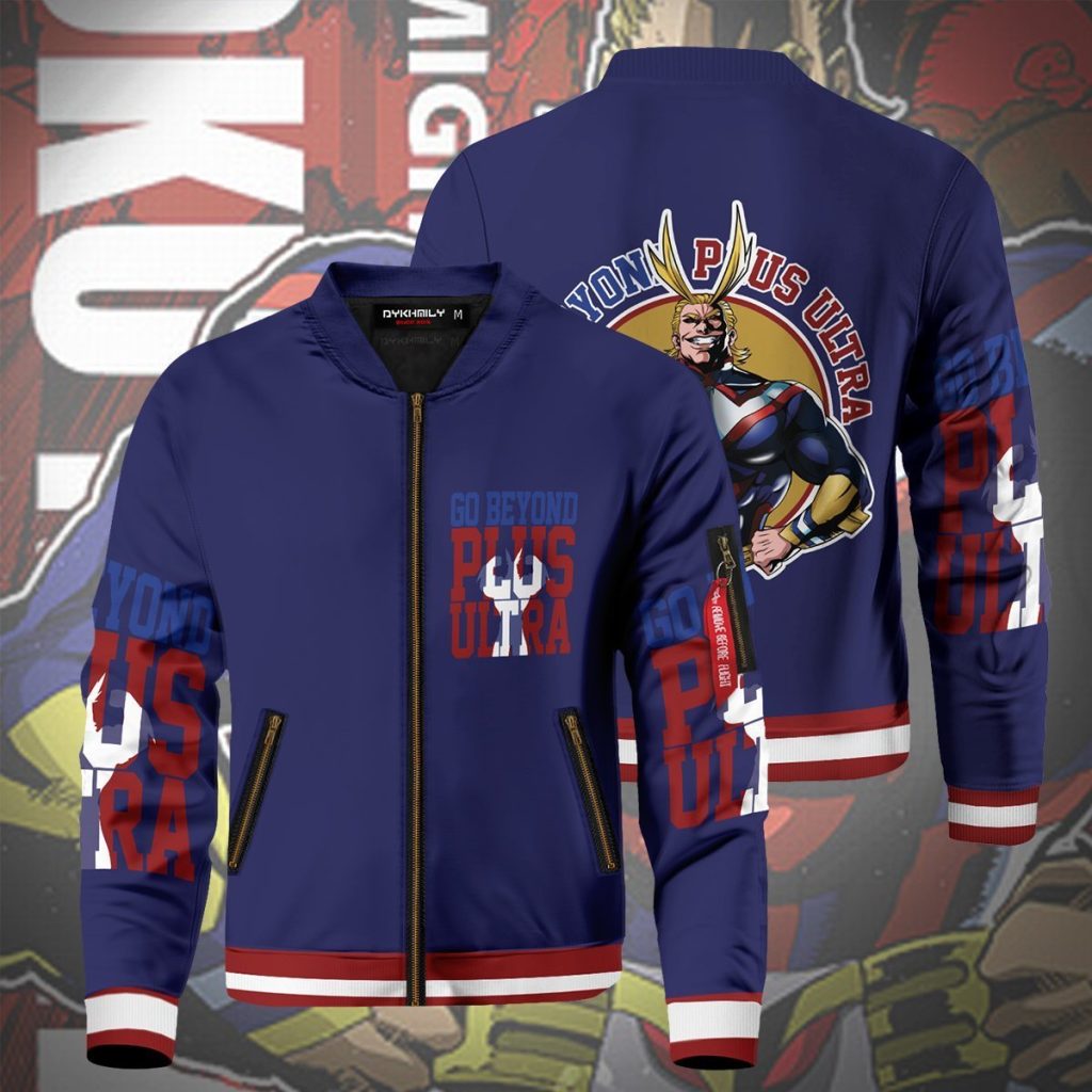 go beyond all might bomber jacket 193241 - Anime Jacket Shop