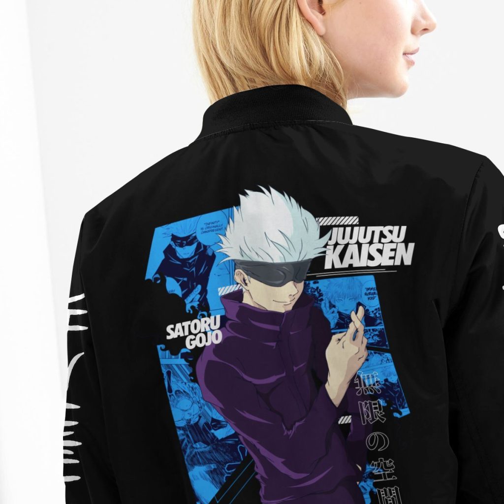 gojo bomber jacket 246395 - Anime Jacket Shop