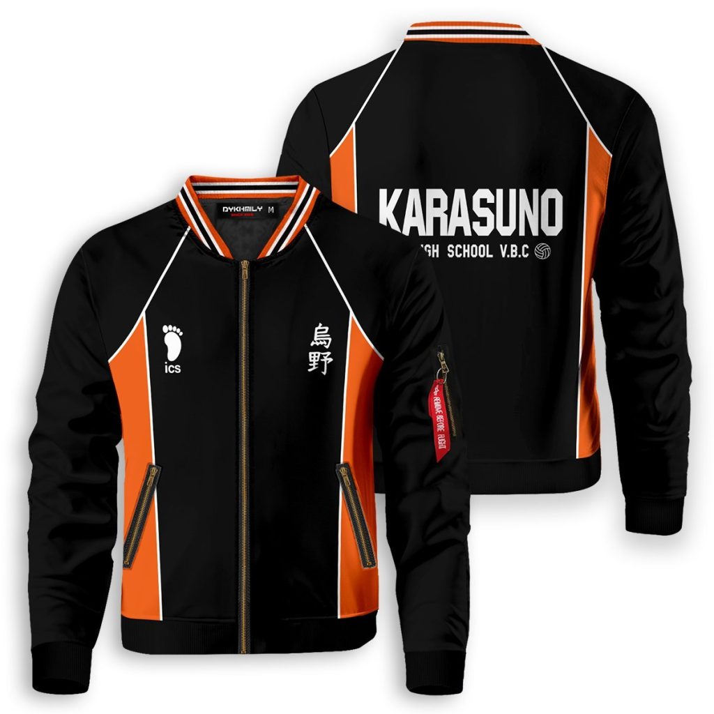 haikyuu karasuno bomber jacket 829096 - Anime Jacket Shop