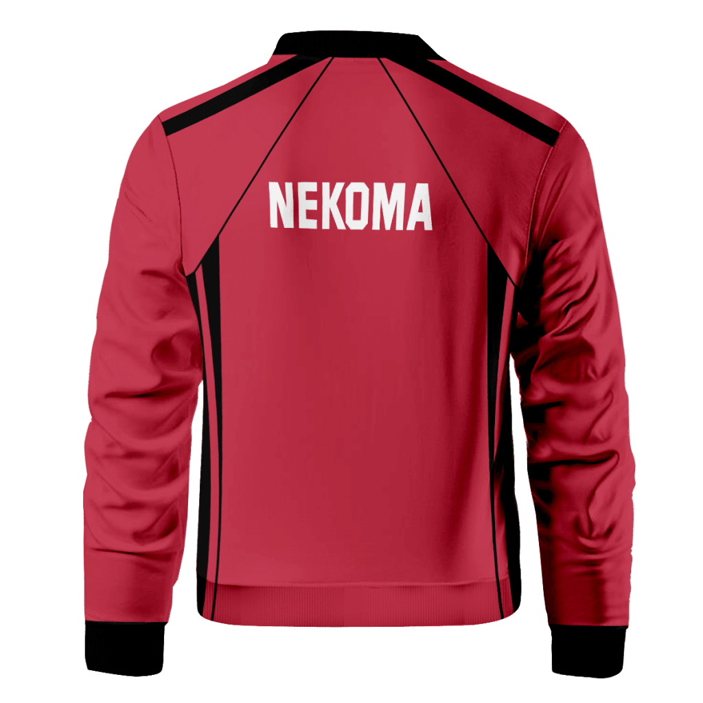 haikyuu nekoma bomber jacket 106812 - Anime Jacket Shop