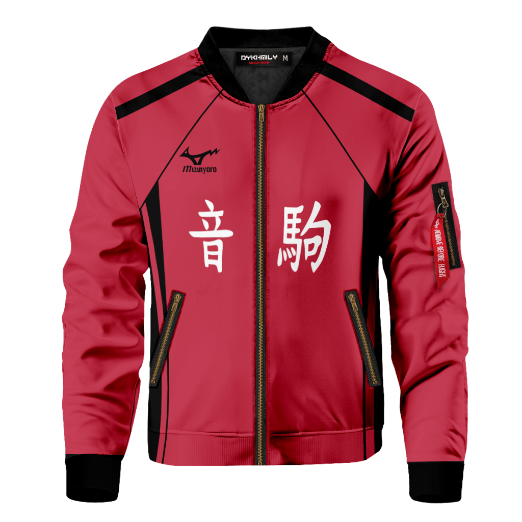 haikyuu nekoma bomber jacket 135274 - Anime Jacket Shop