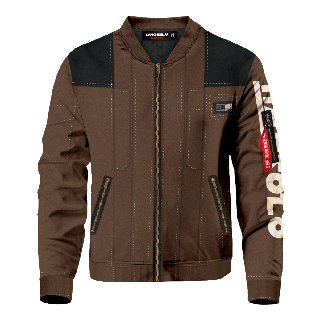 han solo v2 bomber jacket 463360 - Anime Jacket Shop