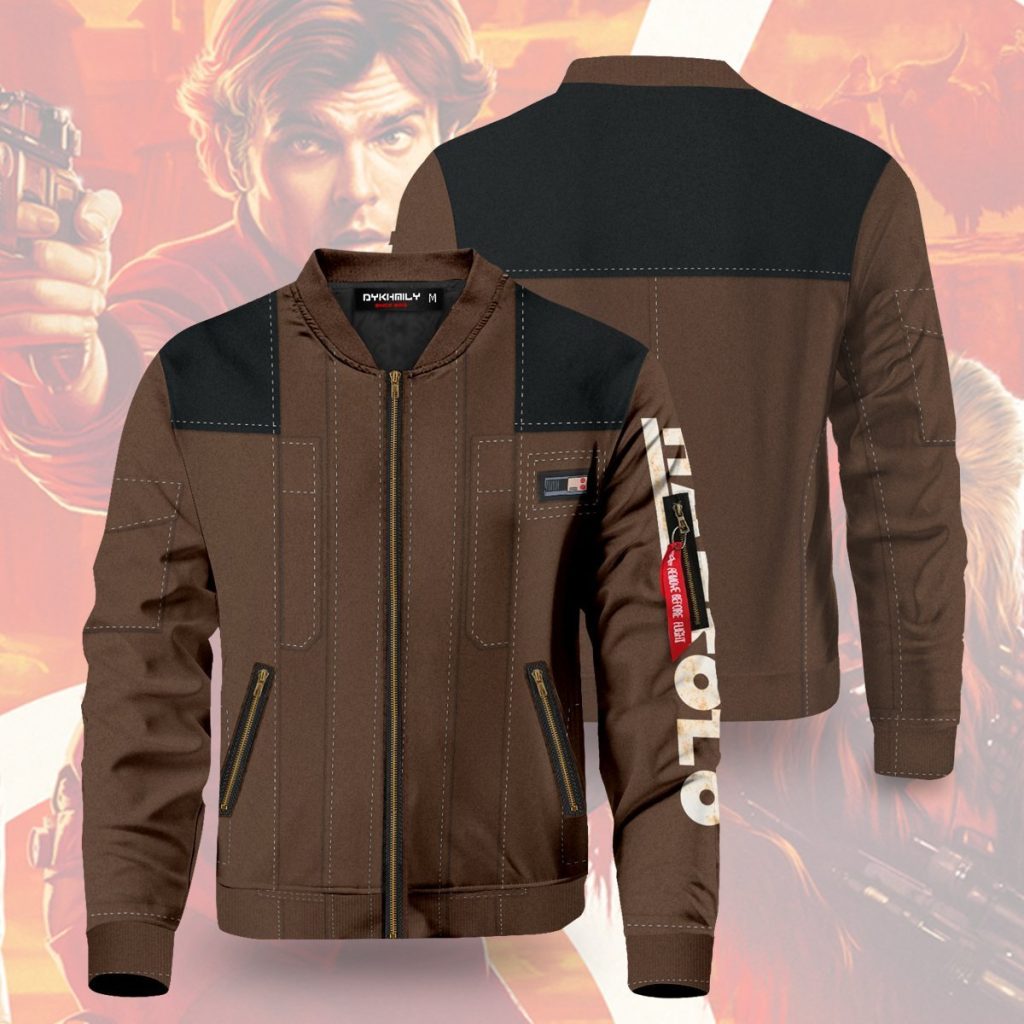 han solo v2 bomber jacket 870023 - Anime Jacket Shop