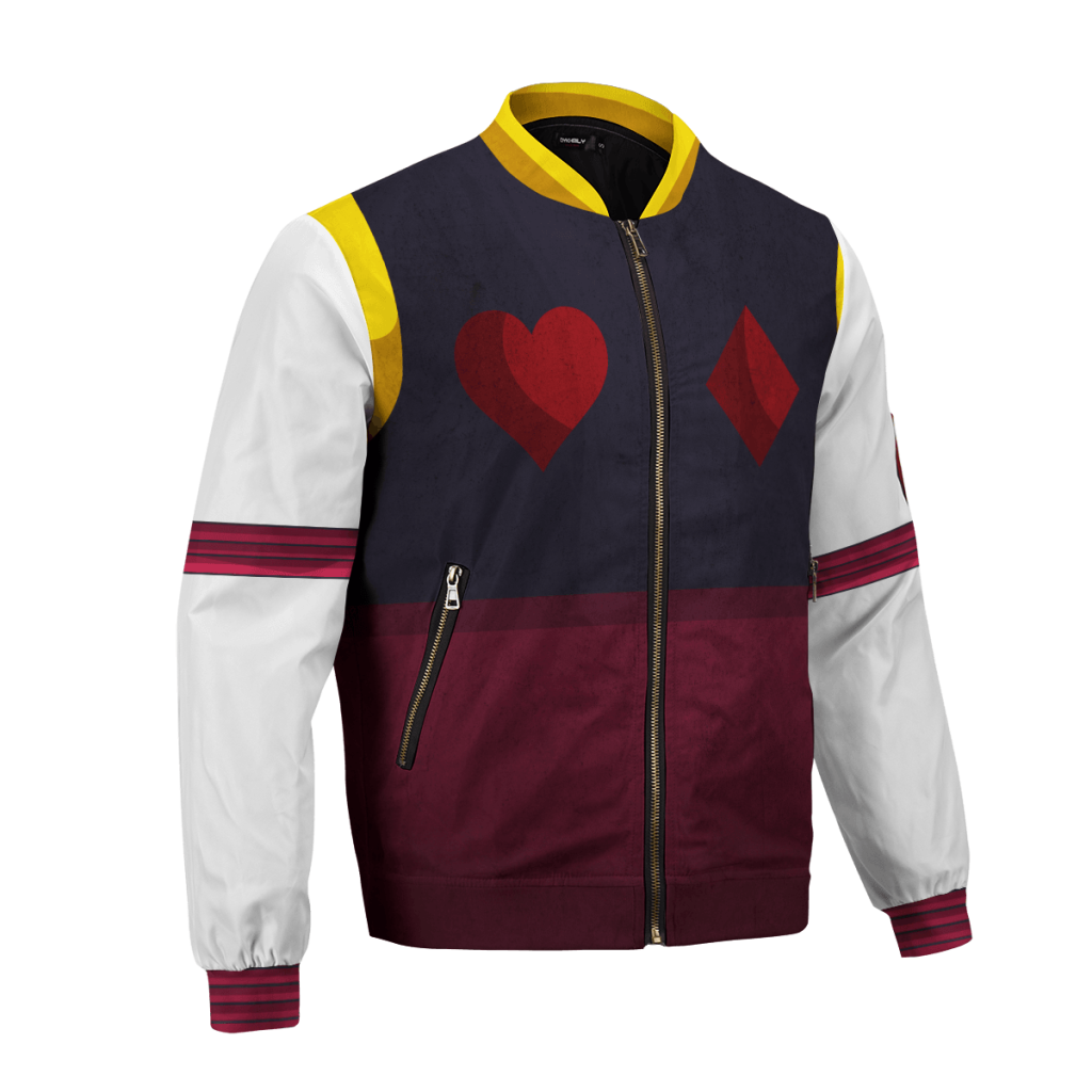 hxh hisoka bomber jacket 144627 - Anime Jacket Shop