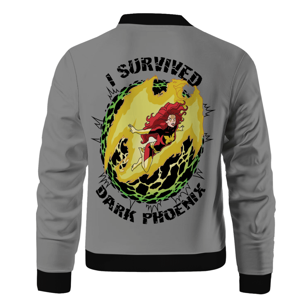 i survived dark phoenix bomber jacket 312348 - Anime Jacket Shop