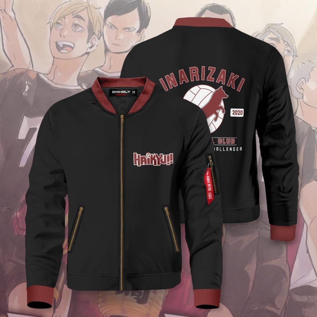 inarizaki the strongest challenger bomber jacket 582880 - Anime Jacket Shop