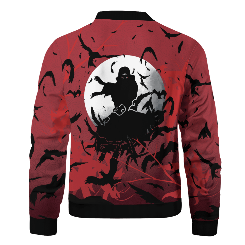 itachi crow bomber jacket 838438 - Anime Jacket Shop