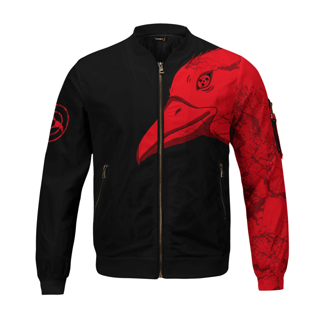 itachi summoning crow bomber jacket 616194 - Anime Jacket Shop